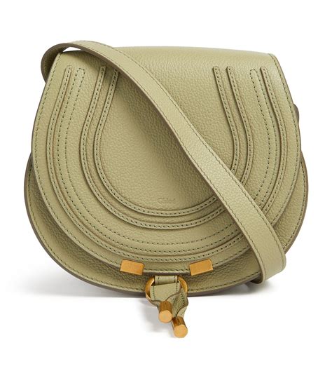 chloe marcie green|chloe marcie saddle bag.